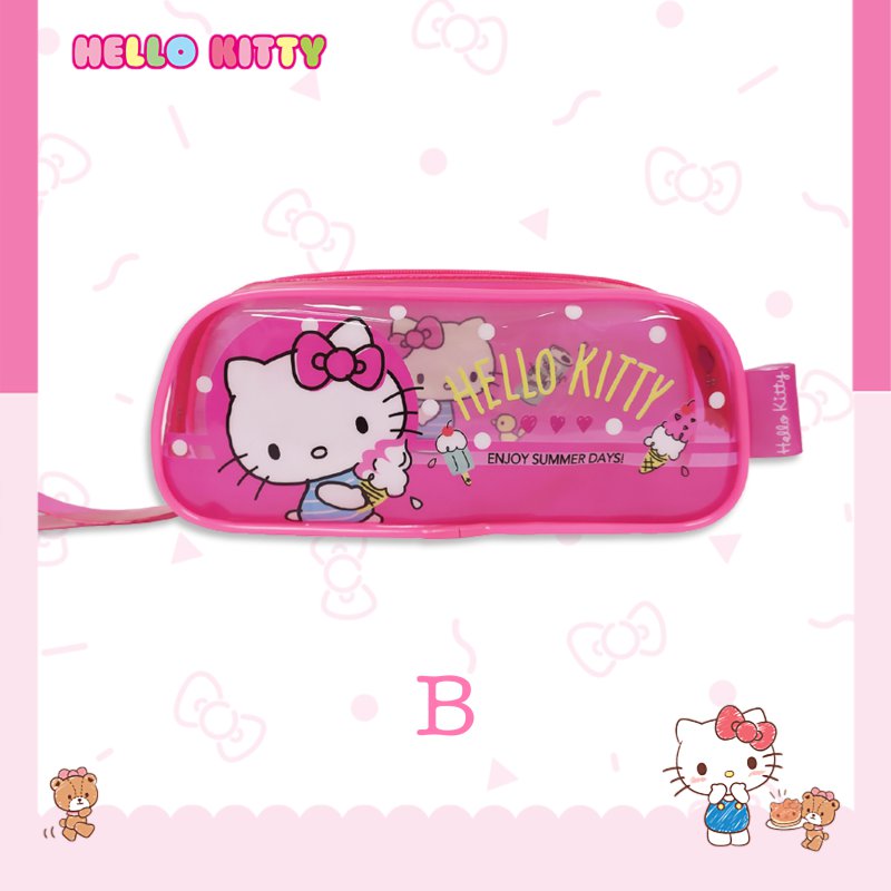 Bกระเป๋าดินสอคางหมู PVC  KT-B002