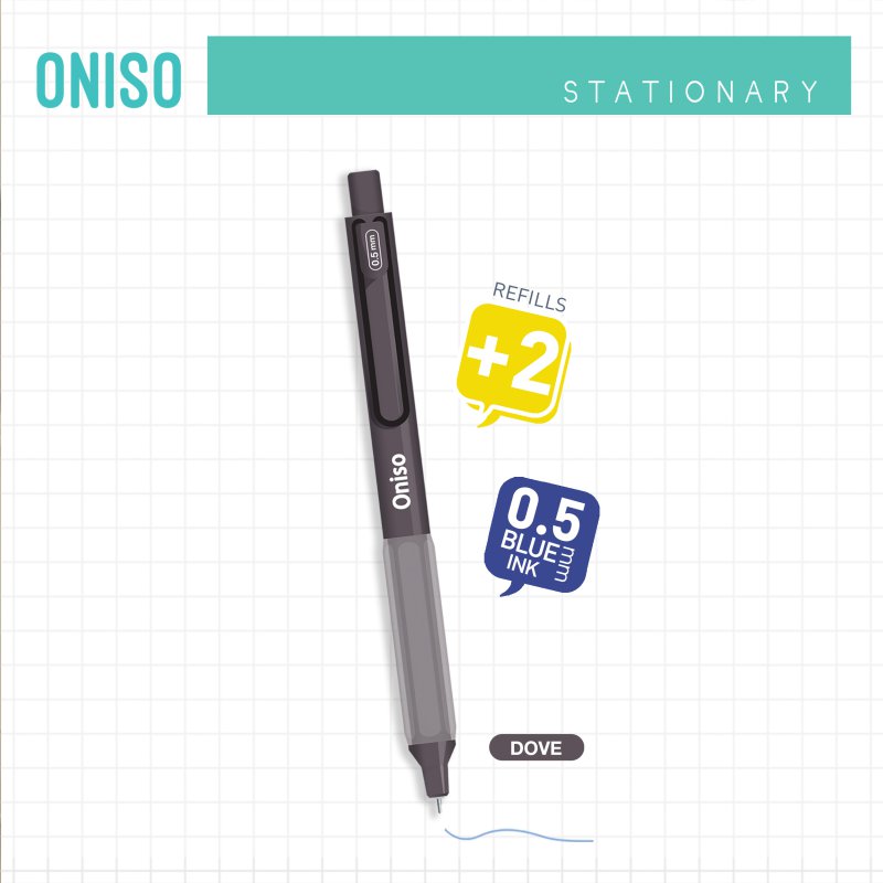 Bปากกาเจล  1*24  ONI-9133B-1